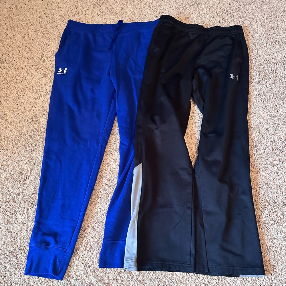 𝅺UNDER Armour Boys' Lot of 2 Pants. Size XL